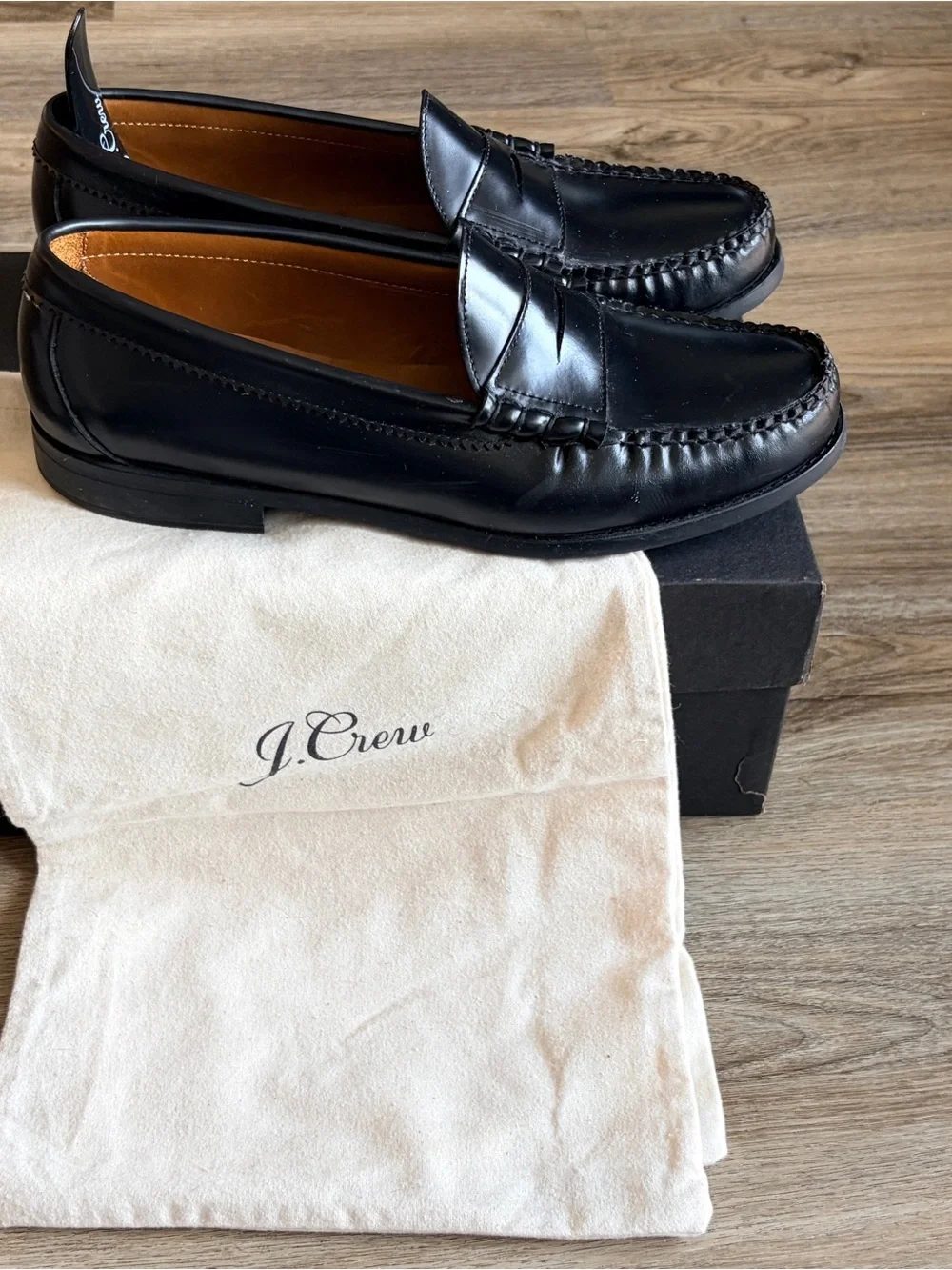 J. Crew crew leather